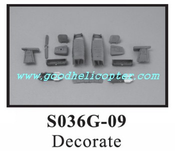 SYMA-S036-S036G helicopter parts decoration set